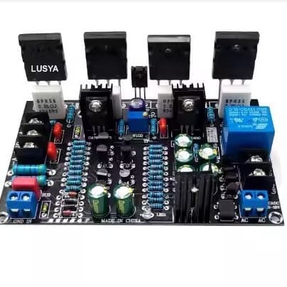 200W Mono Amplifier Board 1943+5200, Power Amplifier Board with Speaker Protection