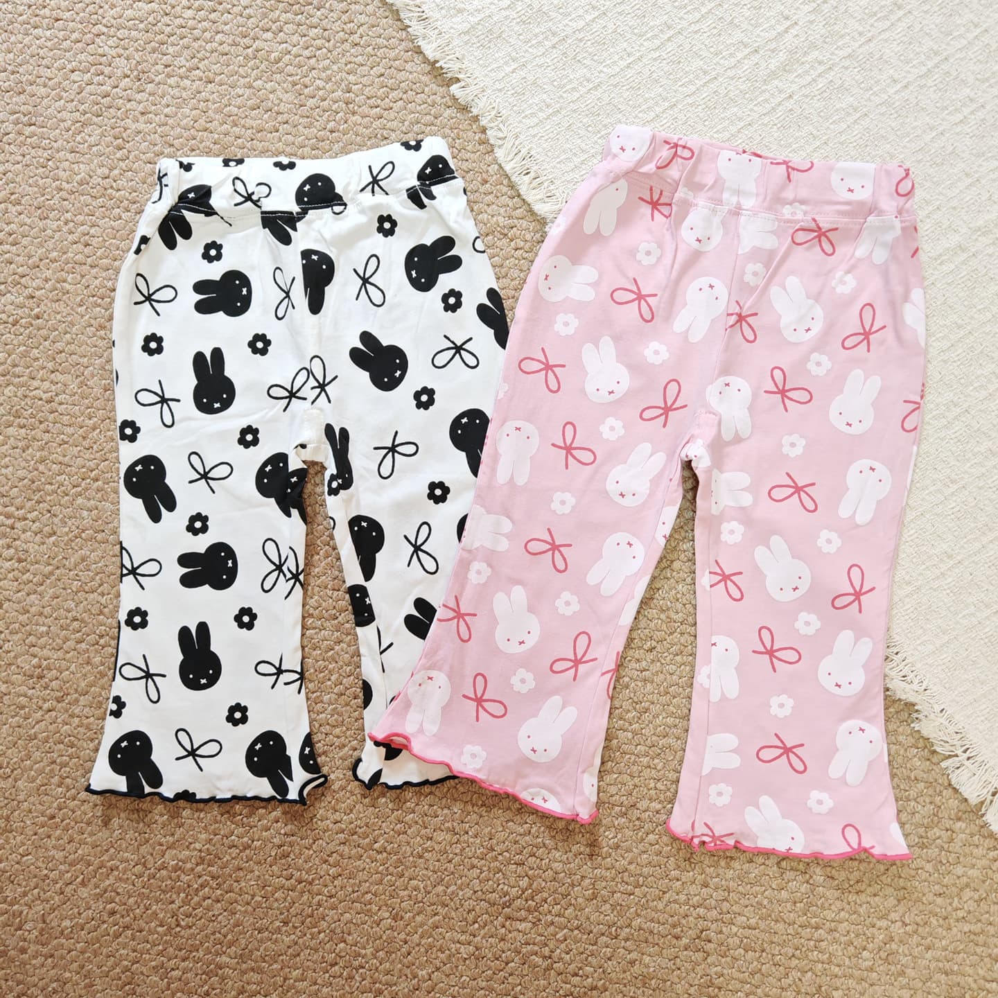 Spring/Autumn 80-120cm Baby Girl Cute Leggings, Toddler Pants, Casual Long Pants for Outer Wear, Japanese Style