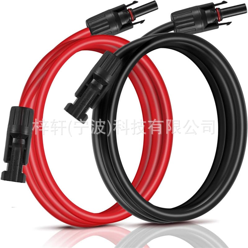 4/6 AWG MC4 PV Extension Cable, MC4 Solar Panel Connector Cable, IP67 Waterproof Connector