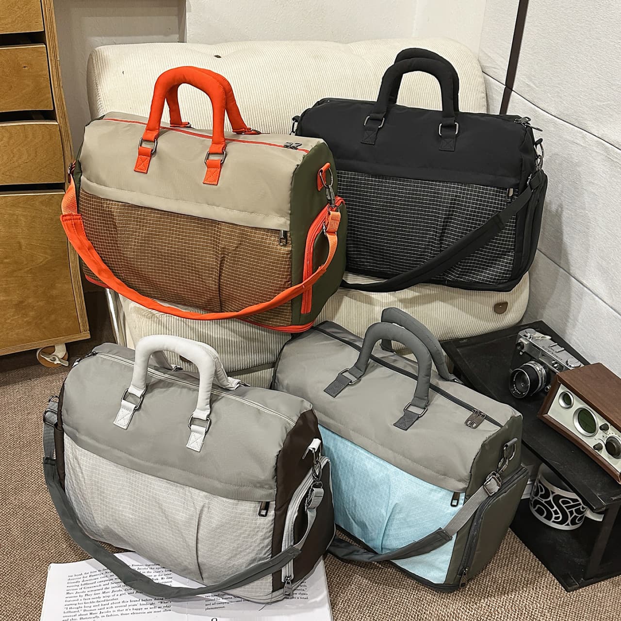 Large-capacity travel bag, women's short-distance boarding bag, business trip handbag, lightweight luggage bag, men's sports fitness bag, travel