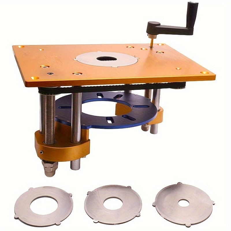 Router Lift Router Table Insert Plate Electric Woodworking Milling Machine Trimmer DIY Woodworking Workbench