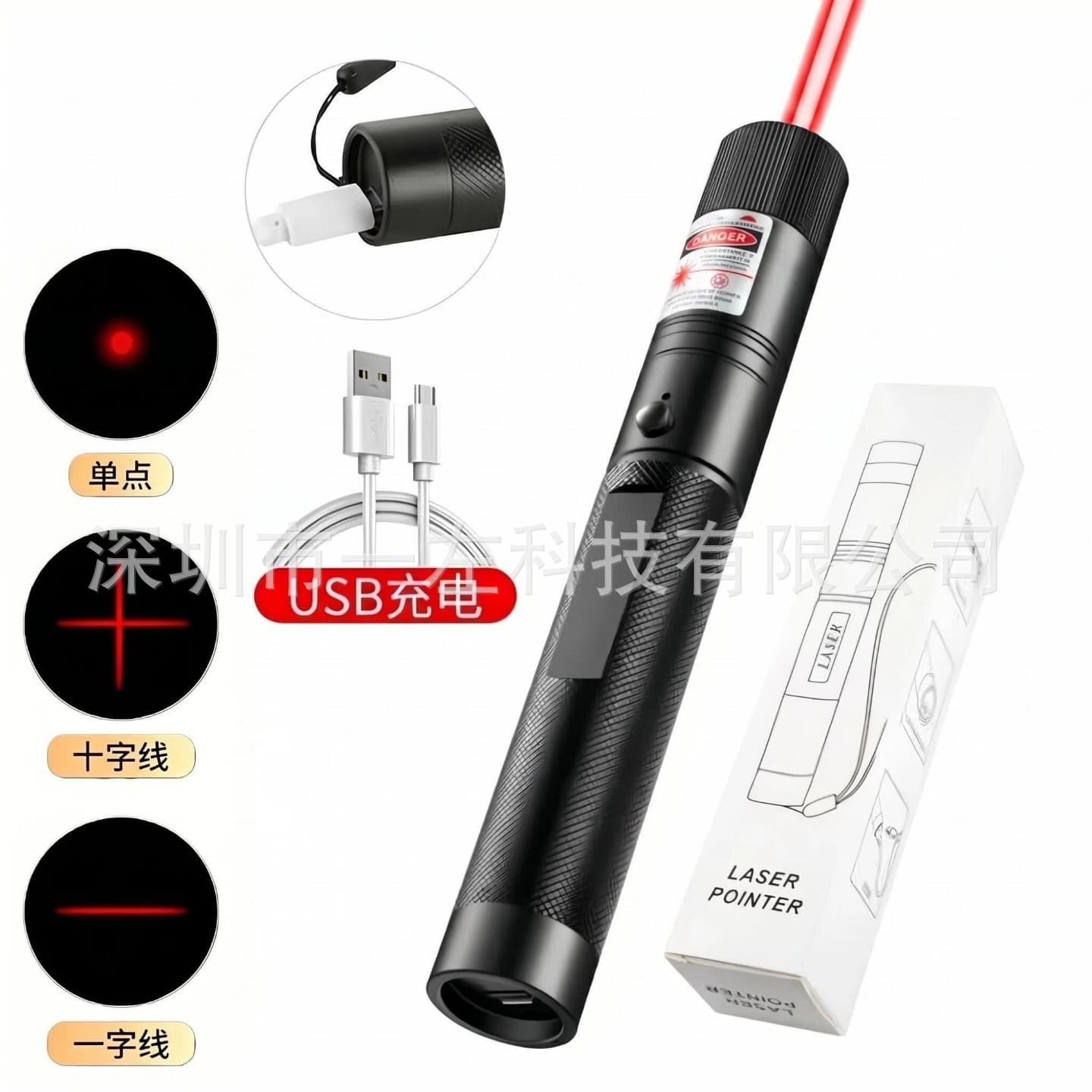 Line Cross Line 303 Laser Light Green Laser Flashlight Portable Single Point Red Green Laser Pointer