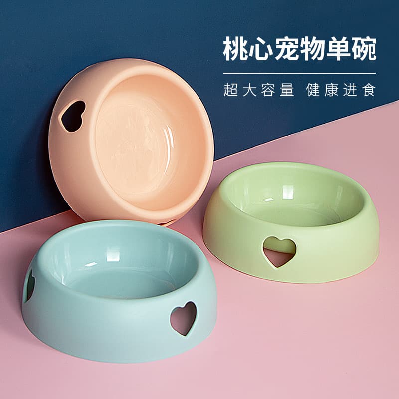 Wholesale Pet Bowl Dog Bowl Cat Bowl Single Bowl Large Size Cross-border Pet Supplies
