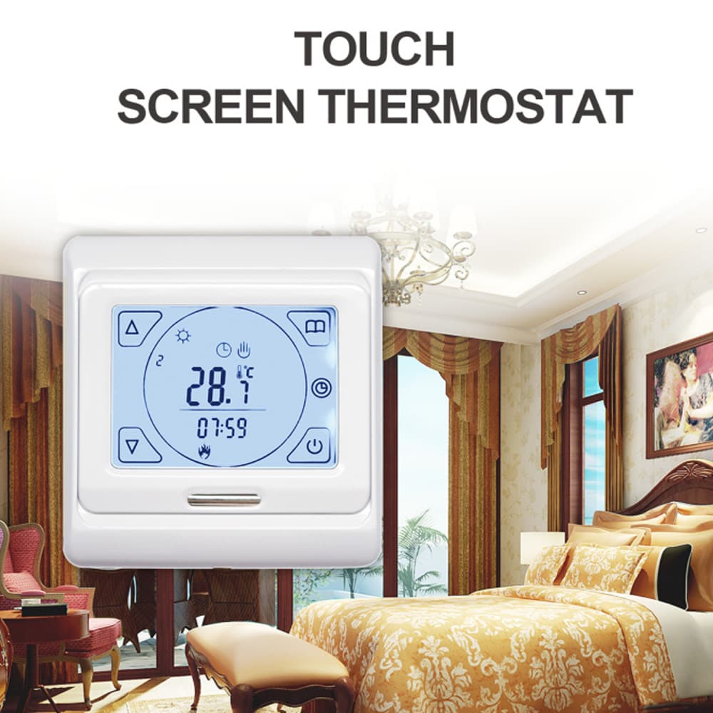 Smart Electric Underfloor Heating Thermostat Panel Temperature Controller Digital Display Thermostat Controller with 2 Year Warranty