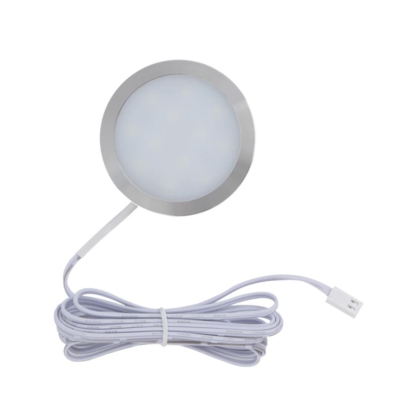 Ultra-thin LED Cabinet Light Set RV Light 12V Round Light PUCK LIGHT Ice Hockey Wine Cabinet Wardrobe Small Round Light