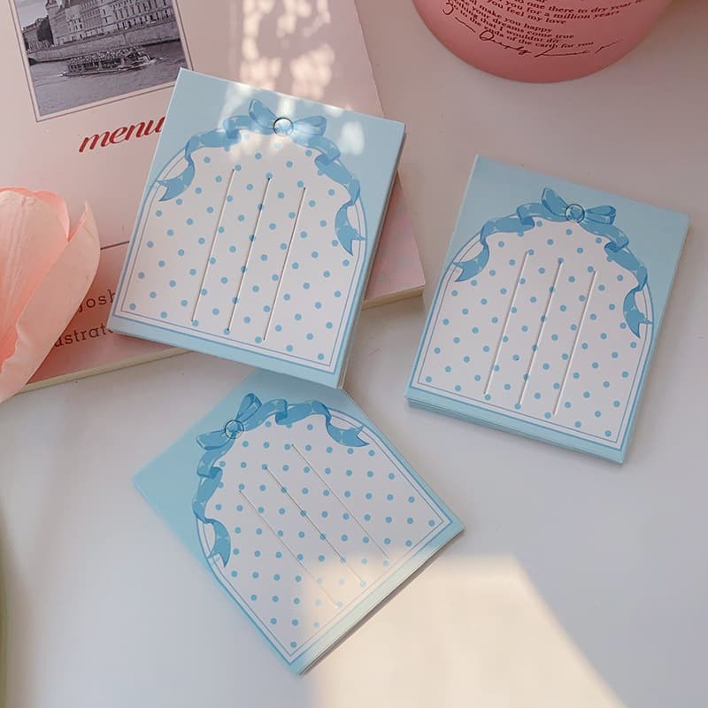 Korean Style Design Children's Hair Accessory Card Packaging Hair Accessory Card 6.2CM*7.2