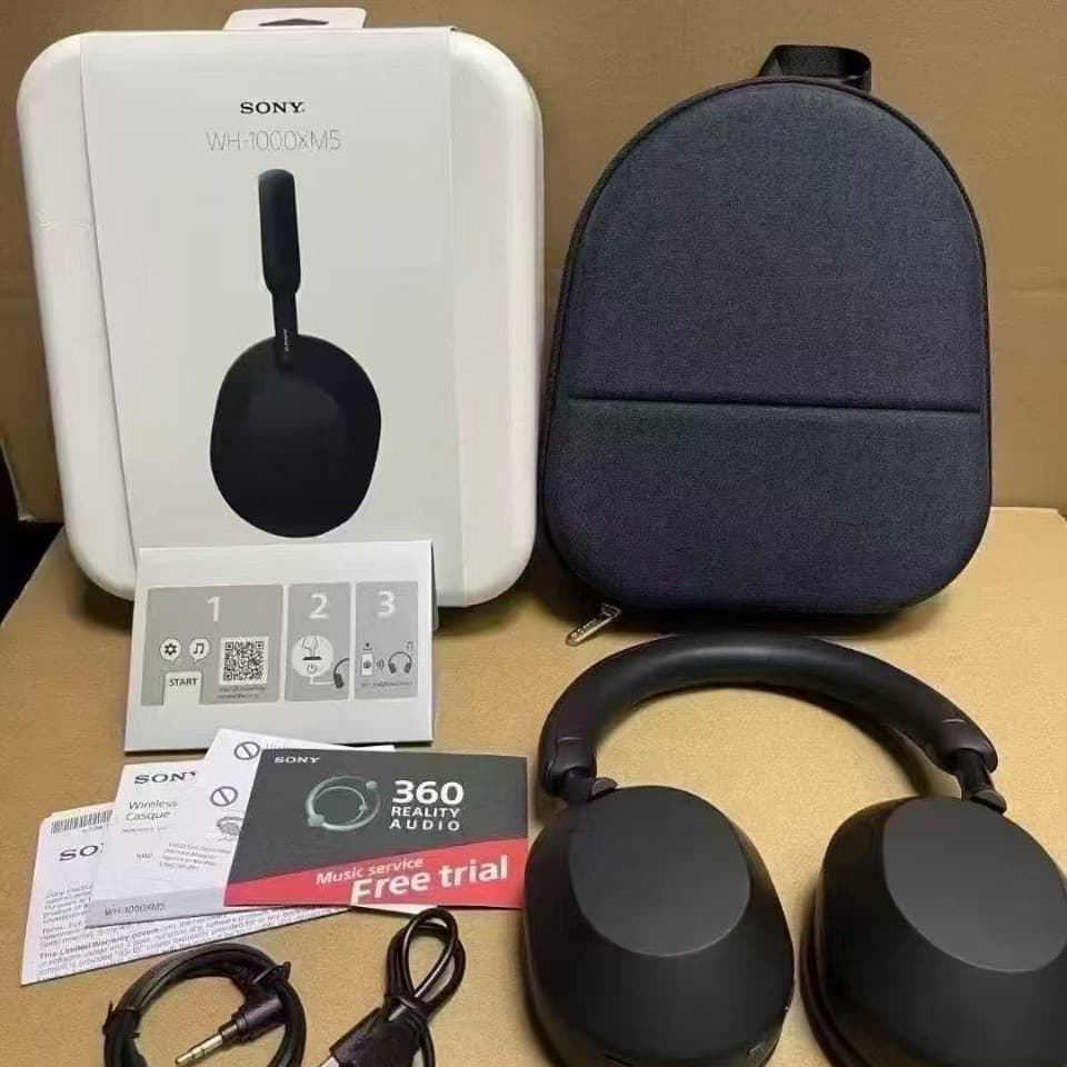 WH-1000XM5 Over-ear Headphones Wireless Bluetooth Noise Cancelling Headphones