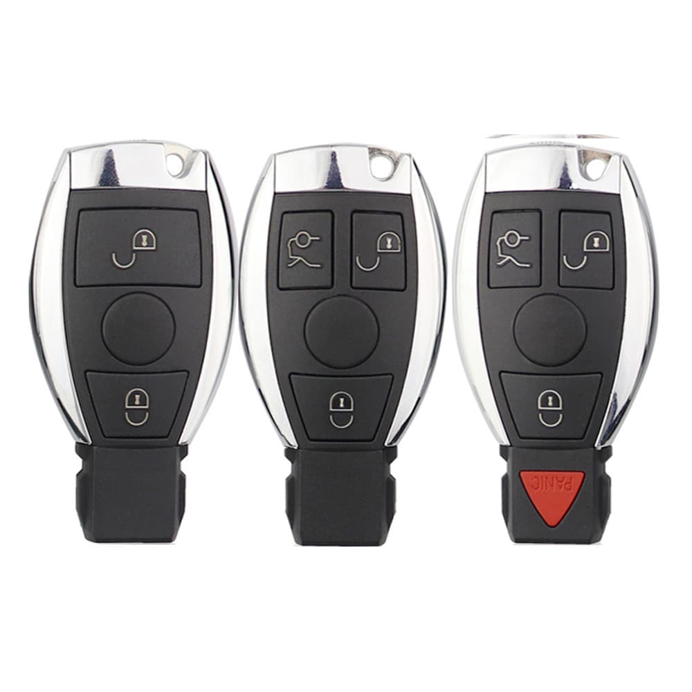 Suitable for Mercedes 2-Button 3-Button 4-Button Single Battery Holder Remote Car Key Shell Replacement Shell