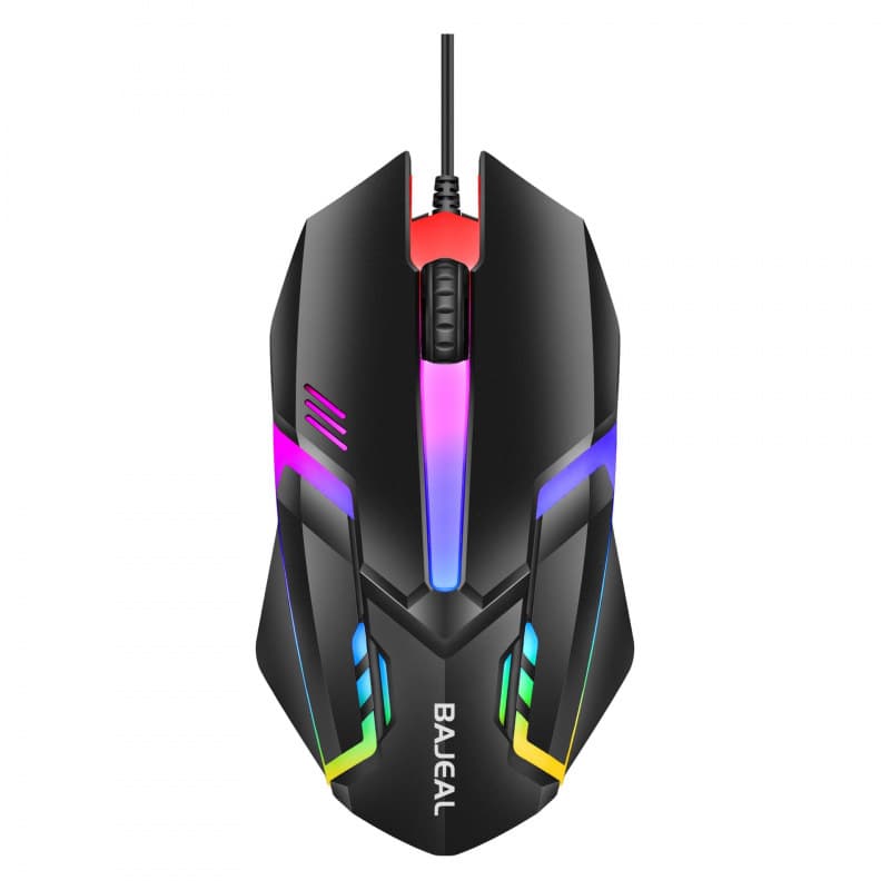 Cross-border BAJEAL D3 Luminous Wired Mouse Desktop Laptop USB Mouse CFLOL Luminous Gaming Mouse