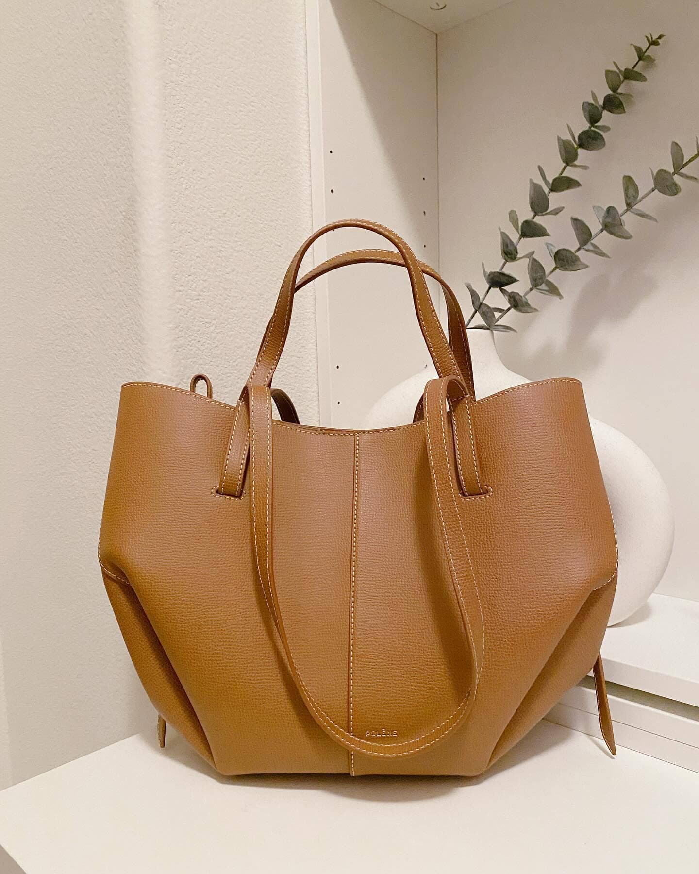 Small Magnetic Clasp Upgraded Version French Niche Tote Bag New Cyme Cowhide Handheld Large Capacity Shopping Bag