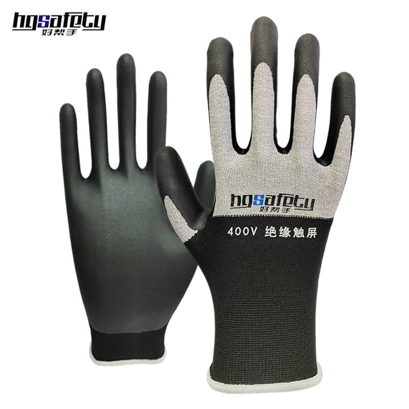 Insulated Gloves 400V Anti-Electric Shock 220V Low Voltage Nitrile Rubber Live Wire Work High Voltage 380V Electrician Special