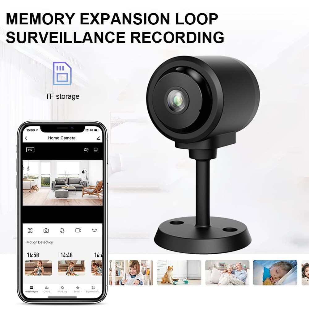 Cross-border HD Smart Wireless WiFi Camera Home Night Vision Small Security Surveillance Camera