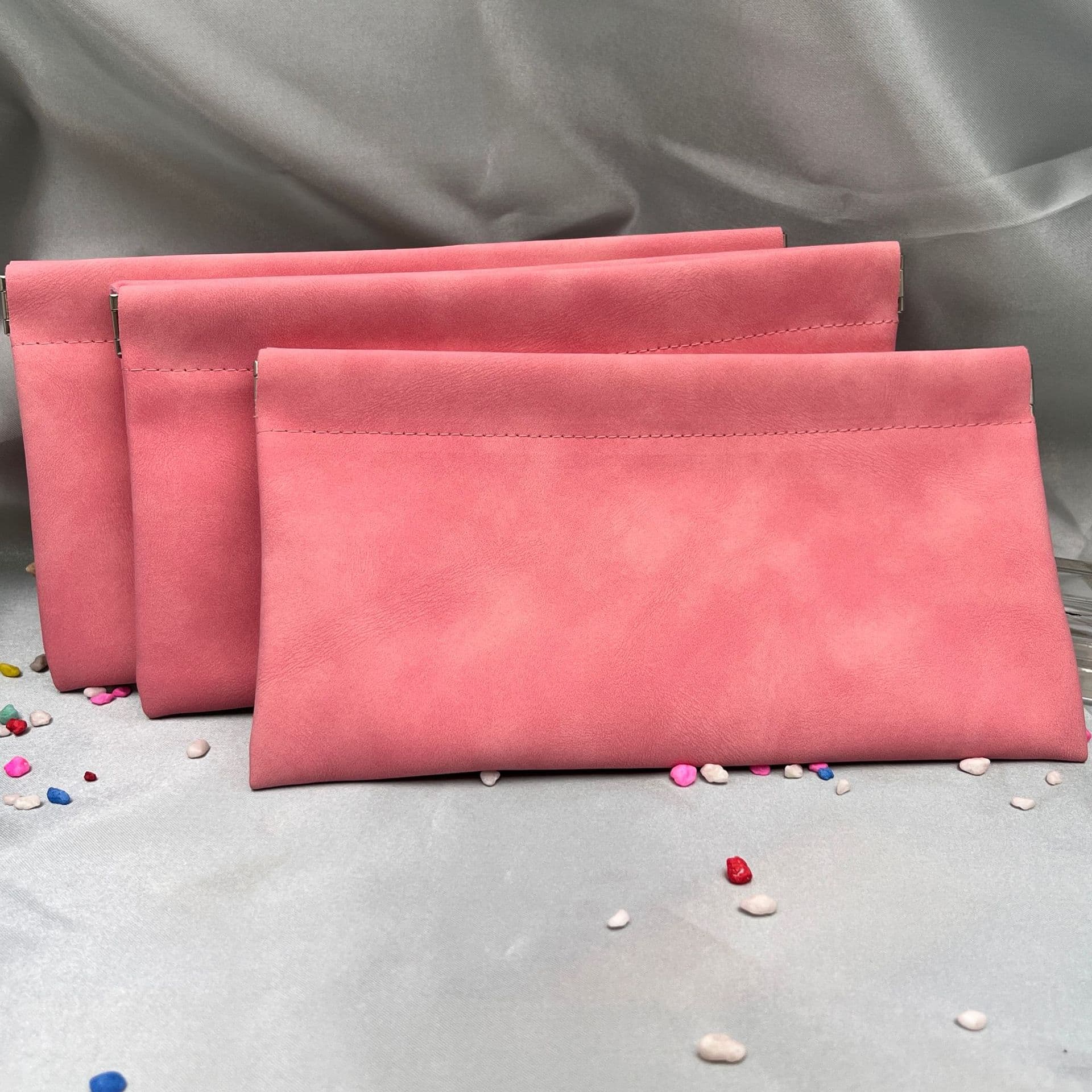 Selected Minimalist Clutch Bags with a Girlish Touch, Multifunctional Coin and Document Holder, Unique Design Women's Bag, Customizable with Logo
