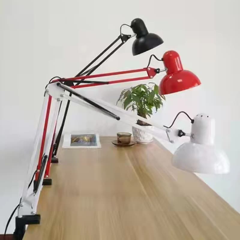 Manufacturer wholesale long-arm eye-care nail and eyelash extension lamp, clip-on for bedside study, work, repair, and painting.