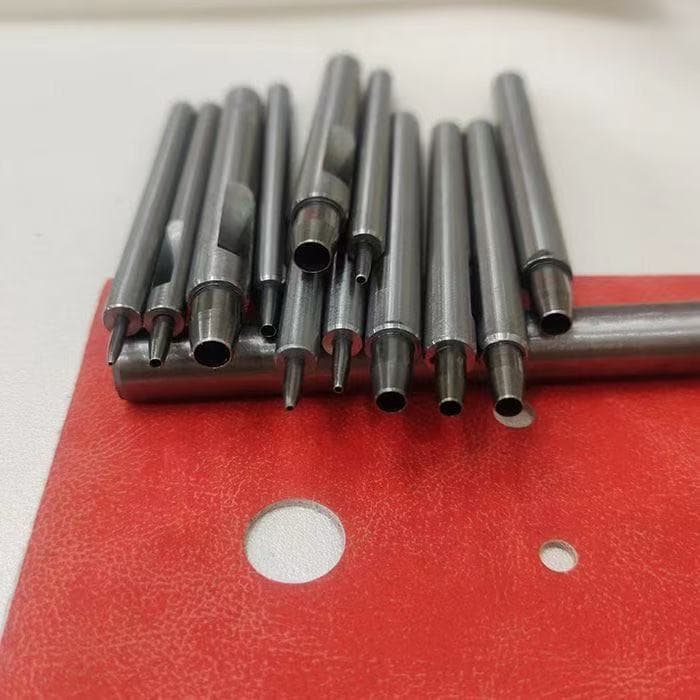 Round Punch, Fine-Mouthed Belt Punch, Long-Mouthed Straight Punch, Belt and Watch Strap Hole Punch, Punch for Thick Leather Without Deformation