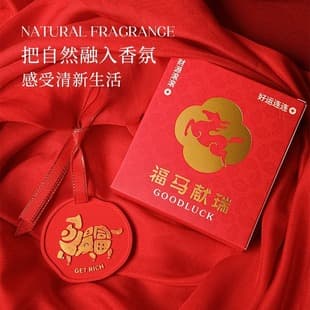 Year of the Horse New Year Pendant Scented Gypsum Car Bedroom Indoor New Year Gift Aromatherapy Stone Diffuser