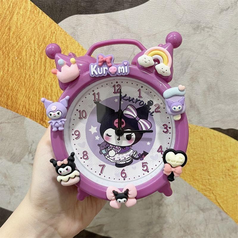 New cartoon children's alarm clock, creative and cute desktop clock, powerful wake-up artifact for students to wake up, personalized desk clock