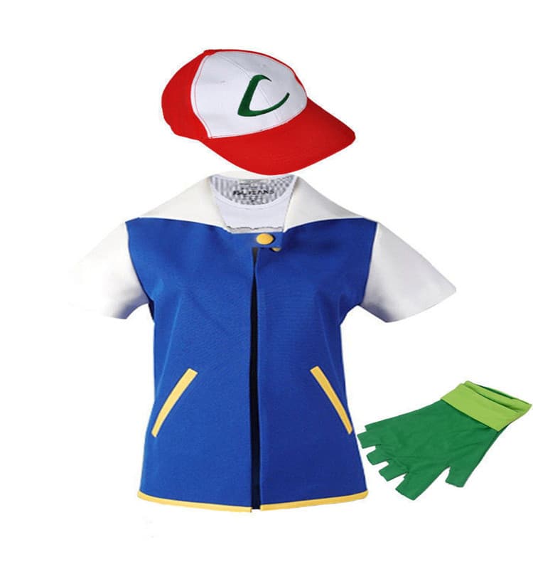 Pokémon Anime Clothing Cosplay Poké Ball Ash Ketchum Clothing Cosplay Ash Jacket