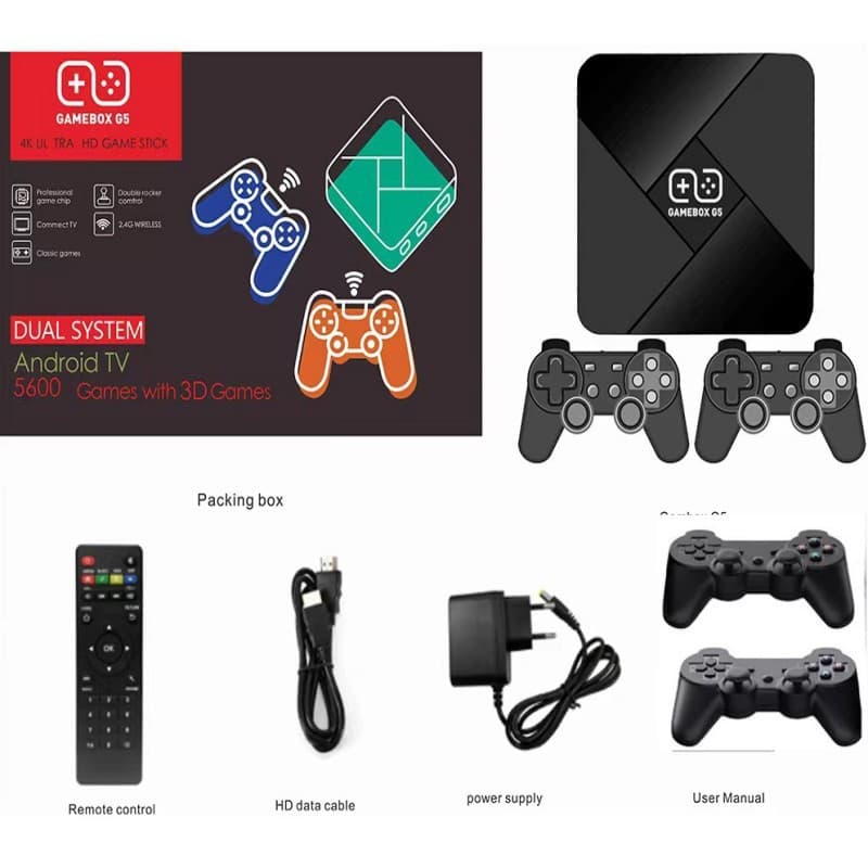 B01 Game Console G5 Game Console TV Box Dual System 4K HD HDMI Set-Top Box