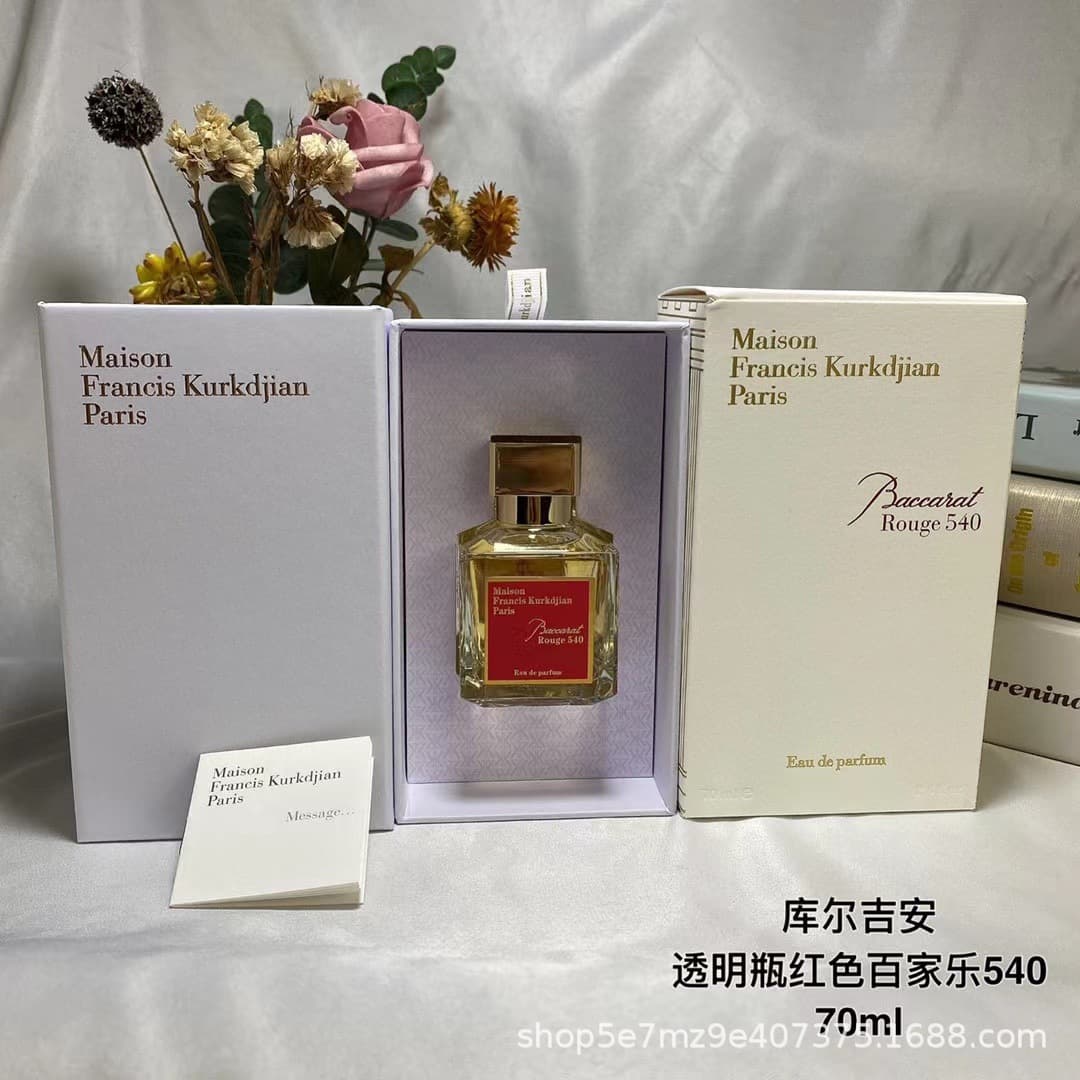 Cross-border Exclusive 540 Crystal Red Formal 70ML Ji'an Perfume Oud Silk Satin Paris Night 1-Piece Dropshipping