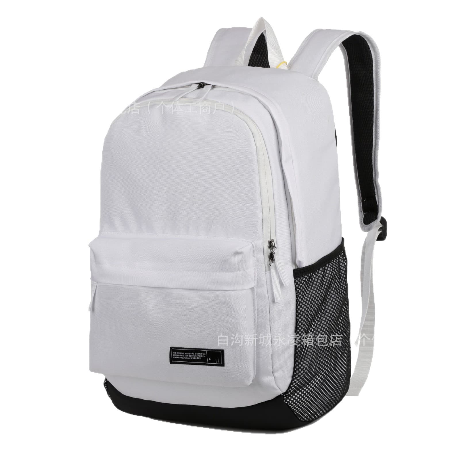 Unisex Student Backpack Casual Travel Sports Daypack 2026 Outdoor 600D Polyester Simple Solid Color Laptop Backpack for Men