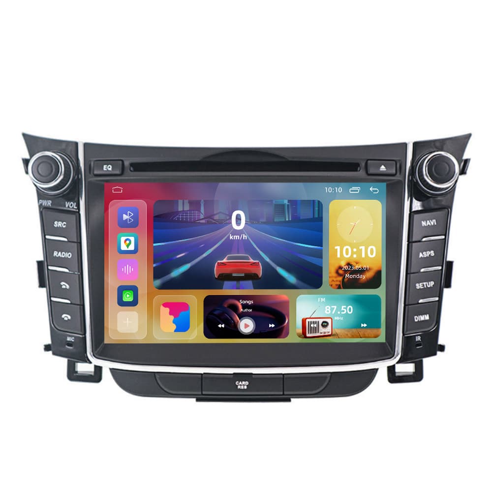 Compatible with 2012-2016 Hyundai I30 9-inch Smart Central Control GPS Navigation Player Integrated Frame Machine