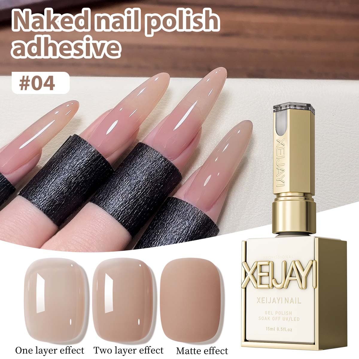 2025 New Trendy Universal Color Ice Sheer Nude Pink Gel Nail Polish Set for Nail Salons, UV Gel Wholesale