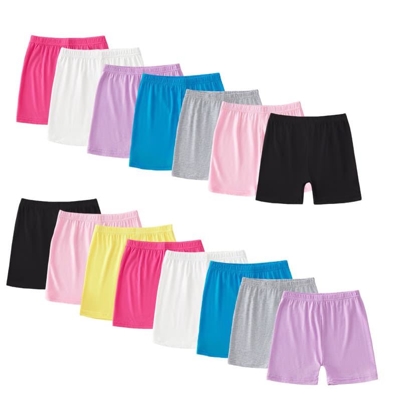 Cross-border direct supply of girls' safety pants, children's candy-colored anti-exposure shorts, girls' safety pants, summer boxer briefs, thin