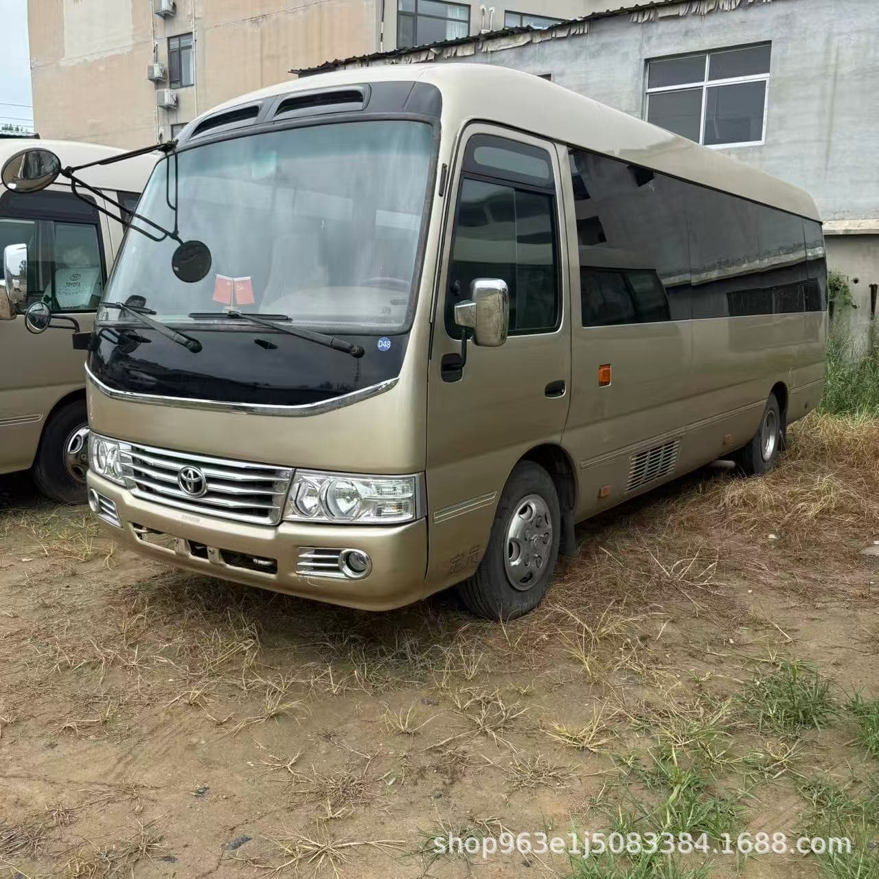 Premium Luxury Bus 4-cylinder Toyota Coaster 19-23 Seater 6-meter Euro III Emission Business Minibus