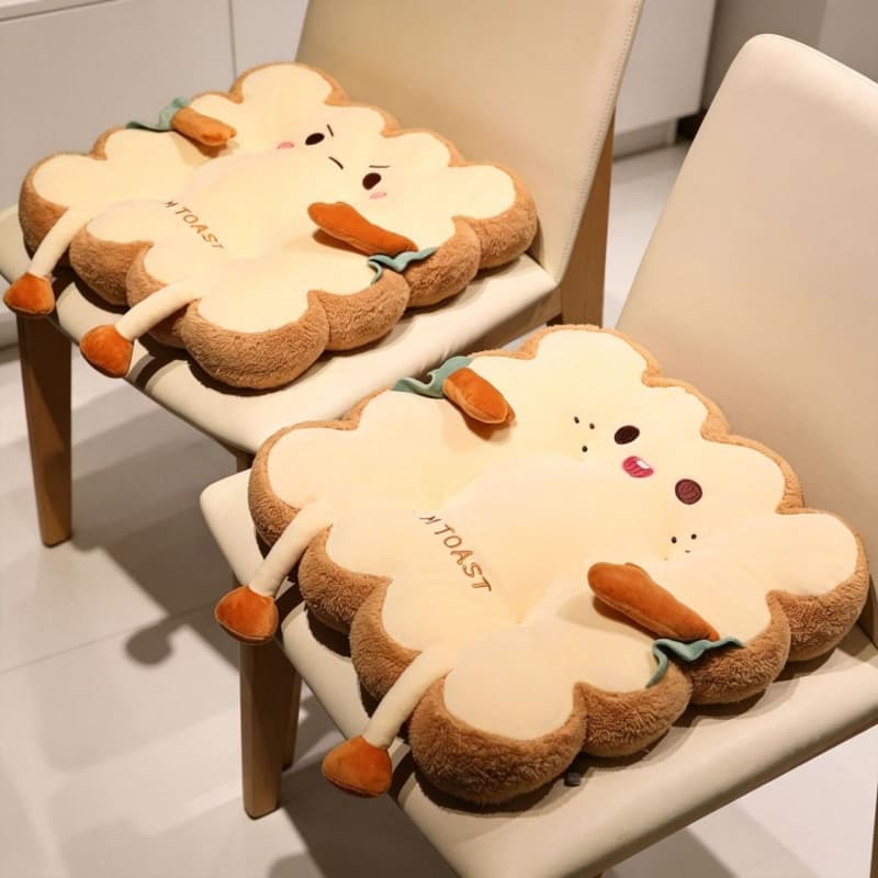 Stylish Toast Seat Cushion Chair Pad for Office Long Sitting Classroom Cushion Floor Tatami Bay Window Yu Rui