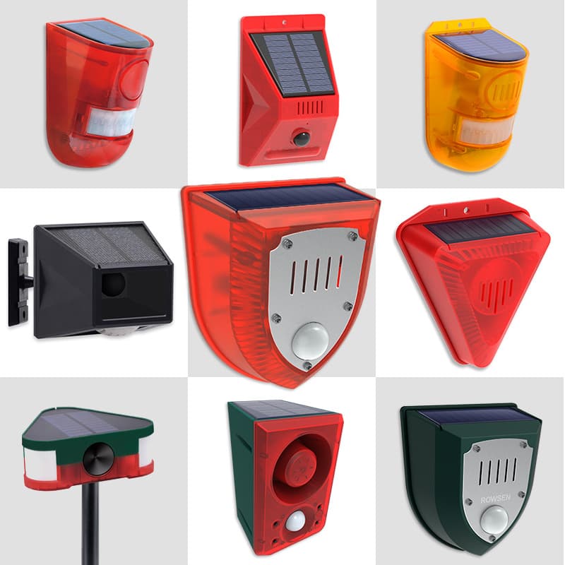 New Solar-Powered Sound and Light Alarm Animal Repeller, Wildlife and Bird Repeller, Ultrasonic Mouse Repeller, Wild Boar Repeller