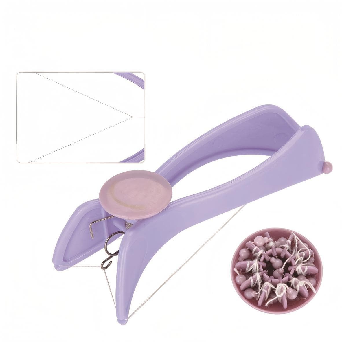 Manual Facial Hair Remover Cotton Thread Epilator Tweezers for Women Manual Hair Removal Cotton Thread Face Shaper