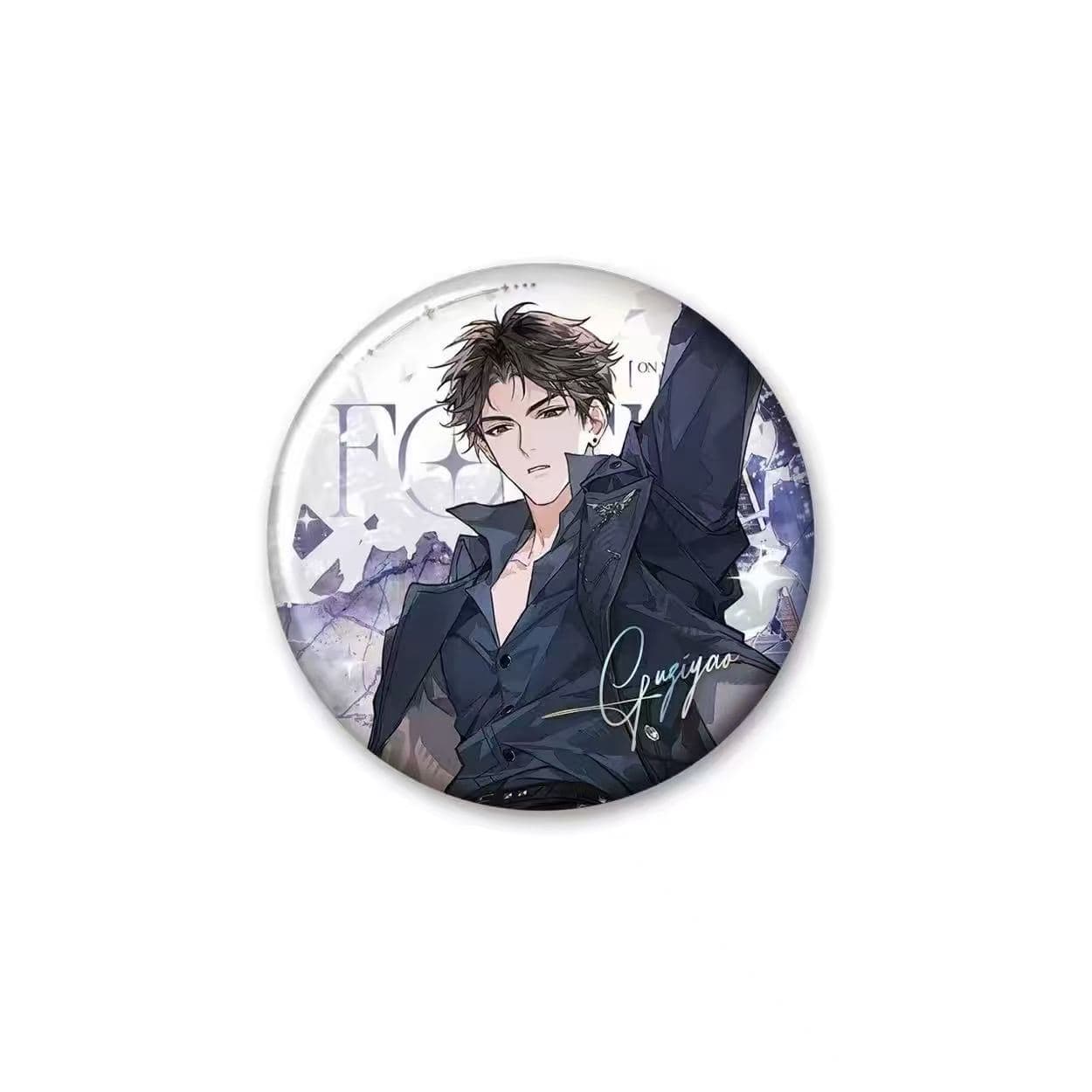 Officially Licensed LASER "Two Thousand Moments" Series Tin Badge Anime Peripheral