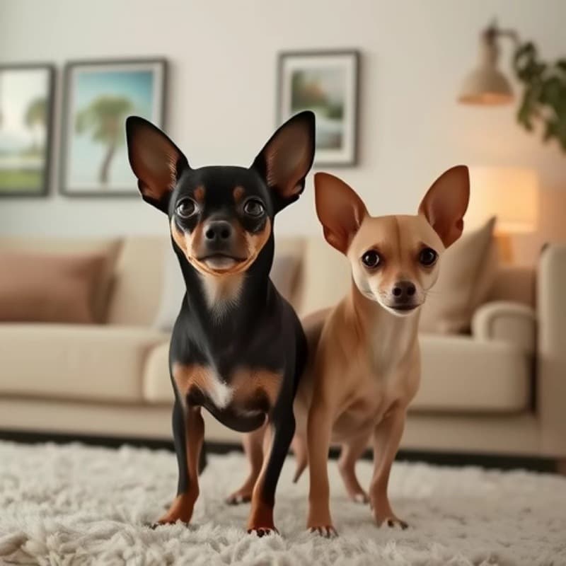 Purebred Miniature Pinscher Puppy Live Small Dog Mini Pet Dog Ornamental Breed Puppy Live