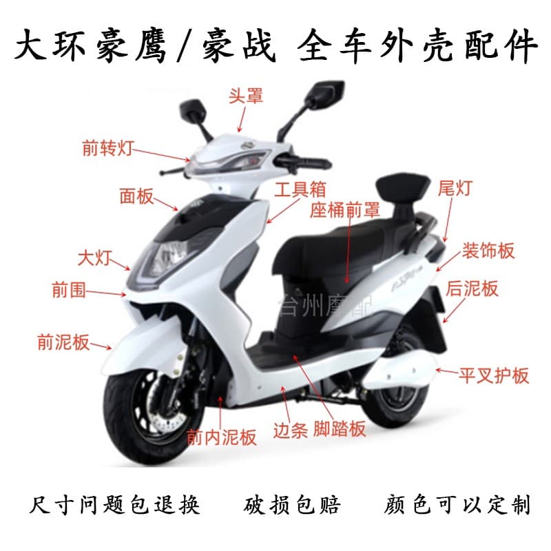 Switch instrument panel for Yadea Haozhan, Dahua Haoying, Xinri H3, Jufeng Zhanying electric vehicle shell accessories