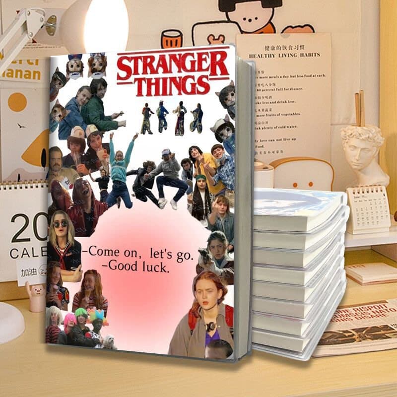 Stranger Things Notebook Ins High Appearance Thick Journal Universal Lined Diary Thickened