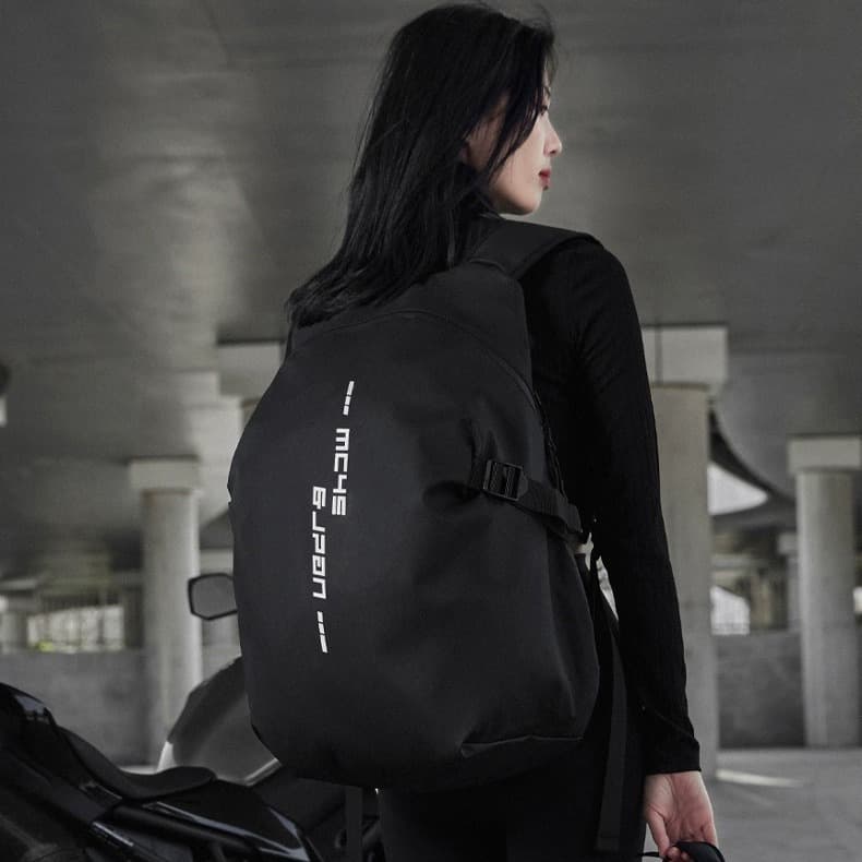 New Motorcycle Riding Backpack Helmet Bag Men's Motorbike Bag Waterproof Large Capacity Shoulder Backpack Women's Full Helmet Bag