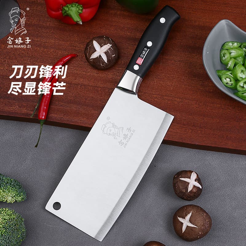 Jin Niang Zi Yangjiang Thin-Blade Knife, Lightweight Home Slicing Tool for Women, Sharp Meat and Vegetable Cutter Wholesale