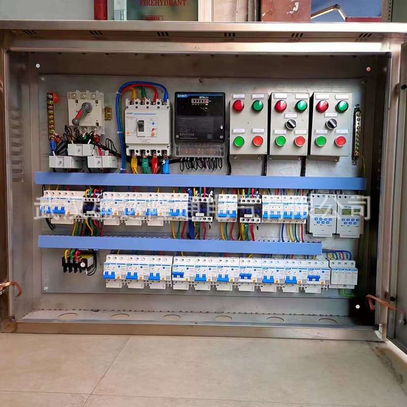 Factory Direct Selling Pump Fan Box Electrician Electrical Power Distribution Transmission Equipment Distribution Cabinet Control Cabinet