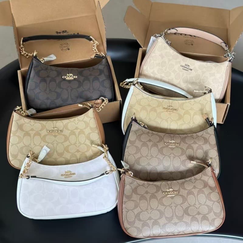 Kou Jia Ao Lai 2025 New teri25 Underarm Bag Classic Monogram Fashion Shoulder Crossbody Handheld Crescent Bag