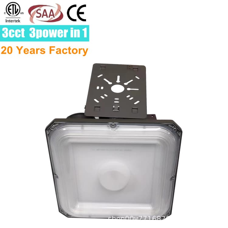 S Oil Station Light 80W Explosion-Proof Light Warehouse Factory High Bay Light ETL Paint Factory Grain Depot Parking Lot Ceiling Mount Pipe Mount SAA