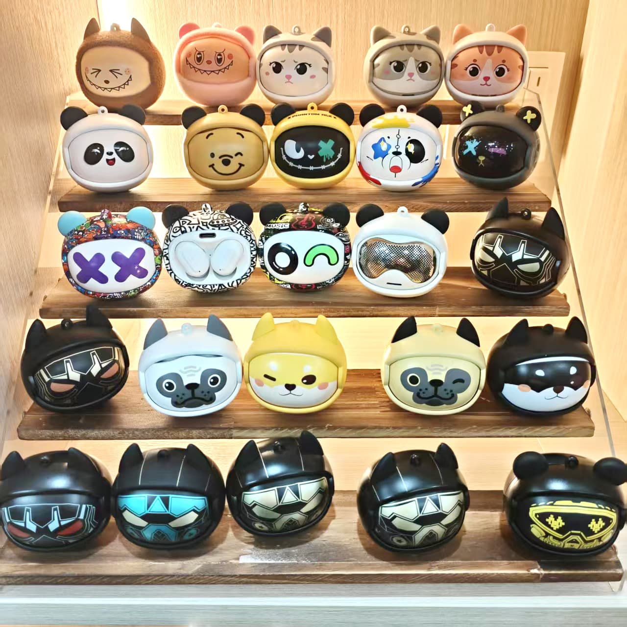 2025 New In-Ear Creative Twist Face-Changing Wireless Bluetooth Noise-Canceling Headphones Custom