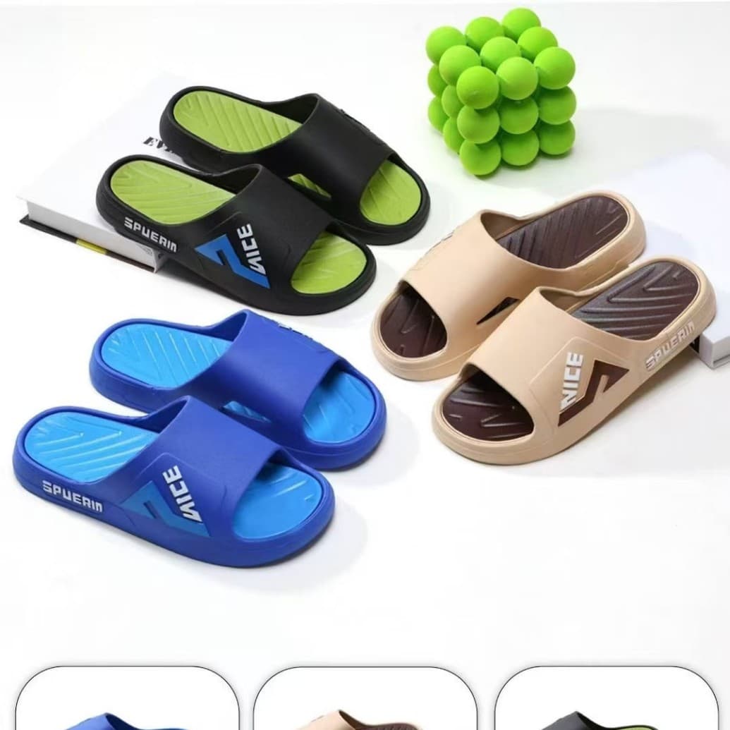 2025 New Model Factory Price Direct Wholesale Men's Slippers Summer Non-Slip Home Outdoor Fashion Thick Sole Durable Comfortable Sports Style Men's Slippers