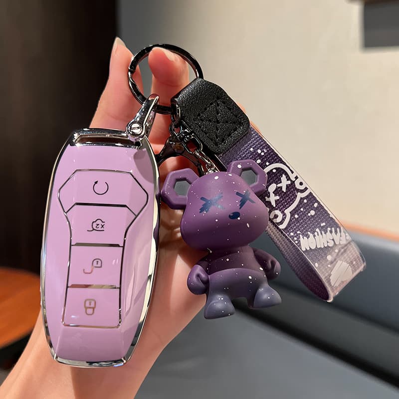 Special 2022 BYD Dolphin Key Case Cover for Han Song Plus Tang DMI Qin Pro Yuan E2 Women Car Shell Buckle Bag MX