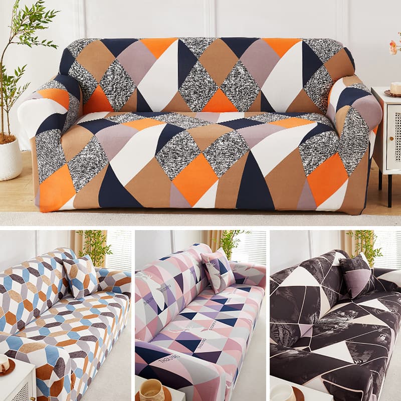 High Elasticity Printed Sofa Cover Universal Sofa Slipcover Full Wrap Set Fabric Combination Cross-Border Wholesale Factory Direct