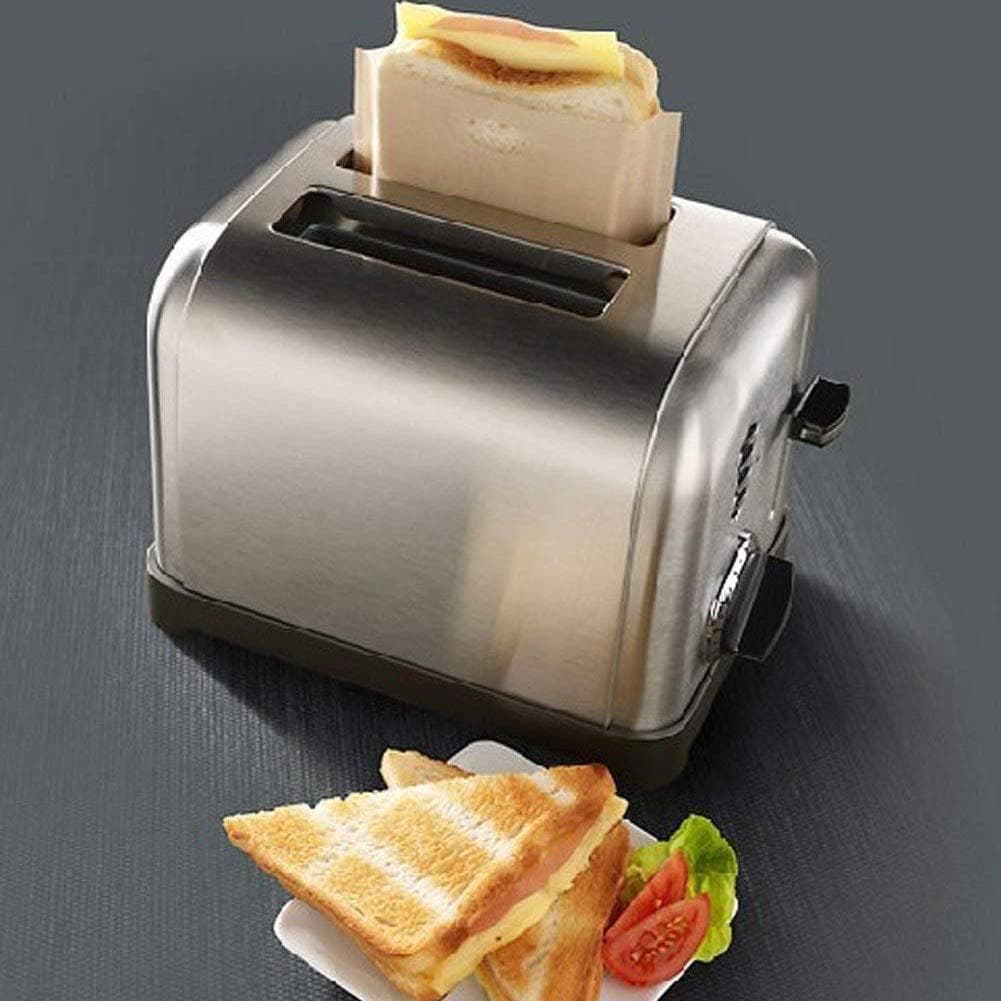 PTFE Bread Bag High Temperature Resistant Bread Bag Non-Stick Microwave Bag Bread Toast Bag Food Bag Cross-Border