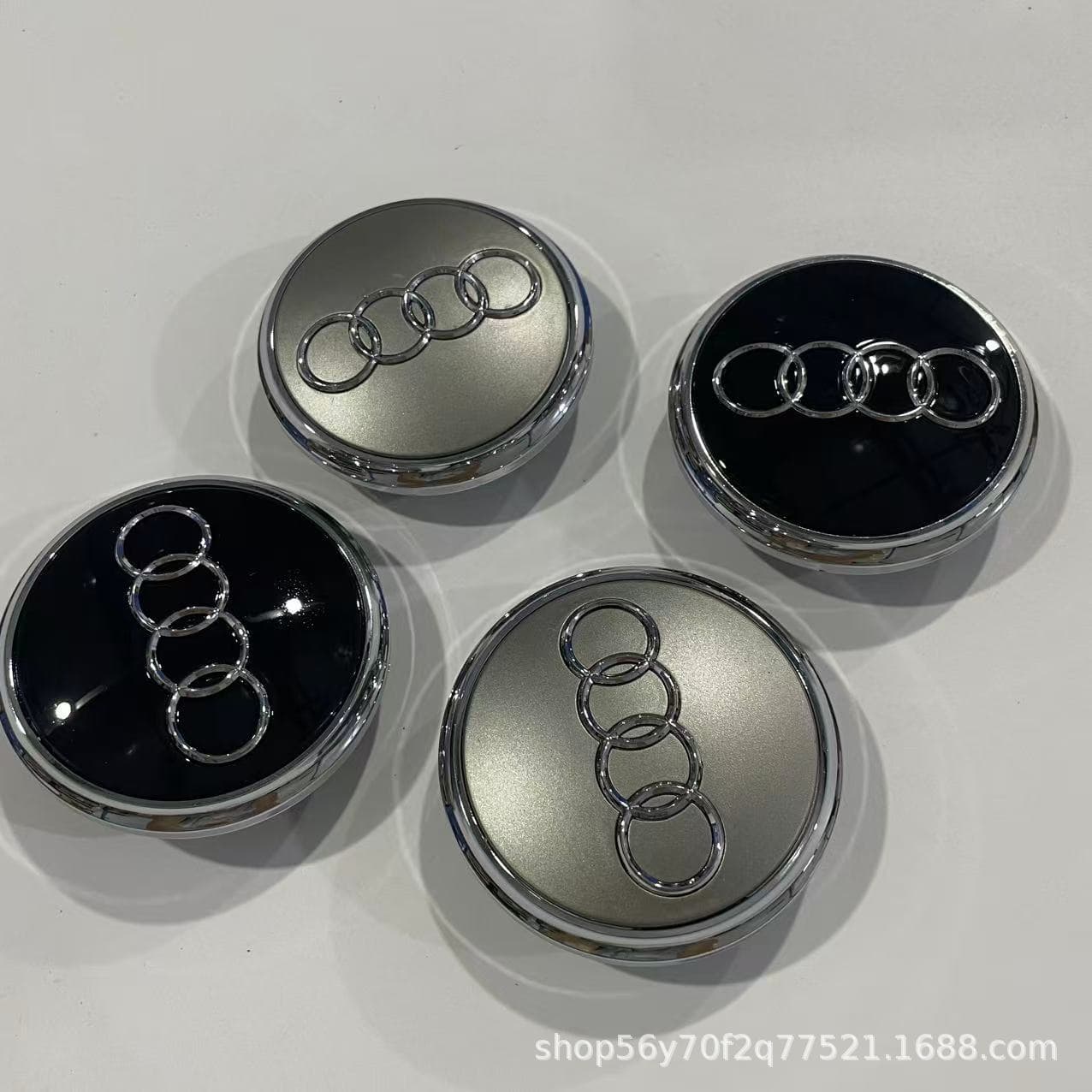 Suitable for Audi 77mm hub cap logo, old Audi Q7 hub cap, hub cap tire center wheel cap