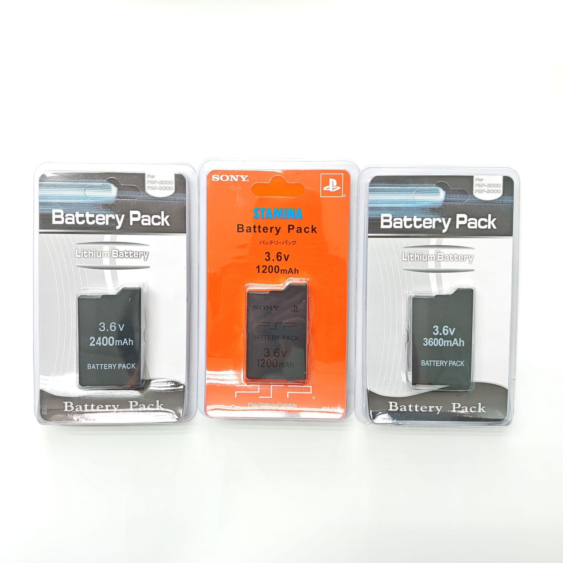 PSP2000 console battery; PSP2000/3000 console built-in battery; PSP2/3 console battery.