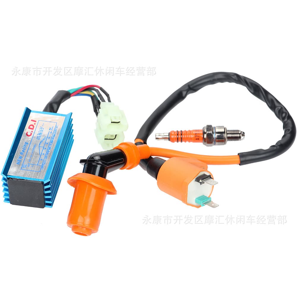 ATV Sand Vehicle GY6 50/125/150cc Modified AC/6pin Ignition Coil A7TC Spark Plug CDI