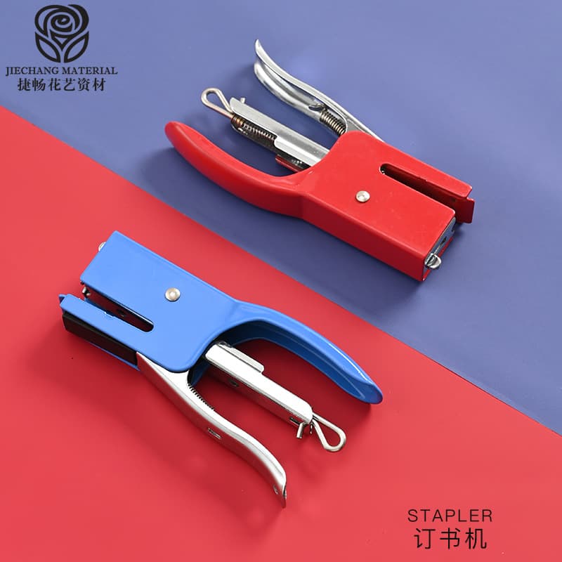 Flower shop supplies wholesale round fabric small fragrant bouquet packaging binding tools stapler flower shop tools